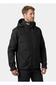Helly Hansen Crew Hooded Midlayer Erkek Mont Black thumbnail 3