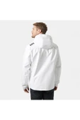 Helly Hansen Crew Hooded Midlayer Erkek Mont White thumbnail 2