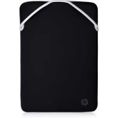 HP 2F2K5AA REVERSIBLE PROTECTIVE BLACK/SILVER 15.6 LAPTOP SLEEVE thumbnail 1