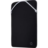 HP 2F2K5AA REVERSIBLE PROTECTIVE BLACK/SILVER 15.6 LAPTOP SLEEVE thumbnail 2