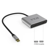 Inca ITPC-4 T Usb C To 2x Hdmı 4K USb 2.0+Pd thumbnail 1