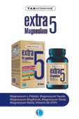 Tabvitamins Extra5 Magnesium 60 Kapsül thumbnail 1