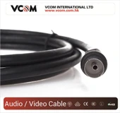 Vcom CV602-B 10mt Analog Siyah Tv Uzatma thumbnail 1