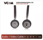 Vcom CV602-B 3mt Analog Siyah Tv Uzatma thumbnail 2