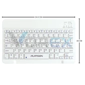 PL-366 Bluetooth Kablosuz Klavye – Type-C Şarjlı, Tablet Telefon PC Uyumlu thumbnail 12