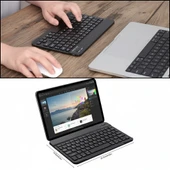 PL-366 Bluetooth Kablosuz Klavye – Type-C Şarjlı, Tablet Telefon PC Uyumlu thumbnail 9