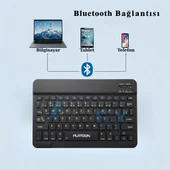 PL-366 Bluetooth Kablosuz Klavye – Type-C Şarjlı, Tablet Telefon PC Uyumlu thumbnail 8