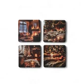 Cozy Home Bardak Altlığı Set 4 thumbnail 1
