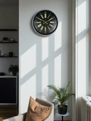 Plentiful  36 Cm Gri Dekoratif Duvar Saati thumbnail 1