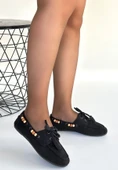 Elora Siyah Süet Babet thumbnail 3
