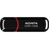 ADATA UV150-64GB USB3.2 Gen1 Black Flash Bellek thumbnail 1
