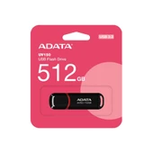 ADATA UV150-512GB USB3.2 Gen1 Black Flash Bellek thumbnail 2
