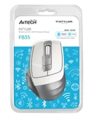 A4 Tech Fb35 Beyaz Bluetooth+2.4G Nano Kablosuz Optik 2000 Dpi Mouse thumbnail 2