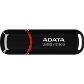 ADATA UV150-512GB USB3.2 Gen1 Black Flash Bellek thumbnail 1