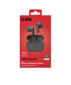 SBS TWS Urban Pro Earbuds-Siyah thumbnail 3