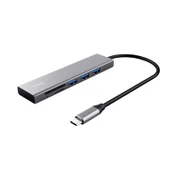 Trust 24191 FAST USB-C HUB & CARD READER thumbnail 1