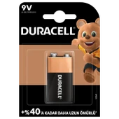 Duracell 9 Volt Pil 1'li thumbnail 1