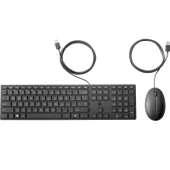 HP Kablolu Masaüstü 320MK Fare ve Klavye (9SR36AA) thumbnail 1