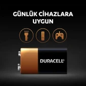 Duracell 9 Volt Pil 1'li thumbnail 3