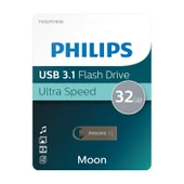 Philips USB 3.1 32GB Moon Uzay Grisi thumbnail 1