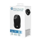 Hp 200 Black Wireless Mouse X6W31Aa thumbnail 4