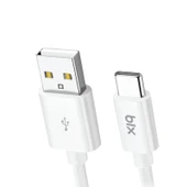 Bix bx100cb 3a usb-a to type-c chargıng Cable black thumbnail 1