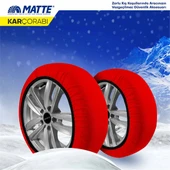 Matte Kar Çorabı Active Series Kırmızı X-Large thumbnail 4