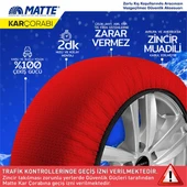 Matte 185/65 R14 Lastik için Kar Çorabı M thumbnail 4