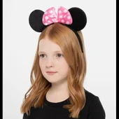 Pembe Fiyonklu Minnie Mouse Tacı thumbnail 3