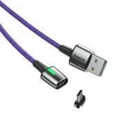Baseus Zinc Magnetic 2A 200 cm Type-C Kablo Mor thumbnail 4