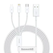 Baseus Superior 3in1 3.5A 150 cm Şarj Kablosu thumbnail 1