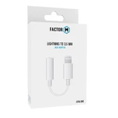 Factor-M Lightning to 3.5mm Dönüştürücü Kablo -Beyaz thumbnail 1