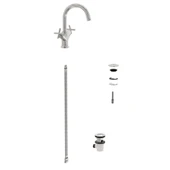 VitrA Origin Classic Lavabo Bataryası Krom A42884 thumbnail 2