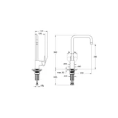 VitrA Flow Soft Eviye Bataryası A43426 thumbnail 2