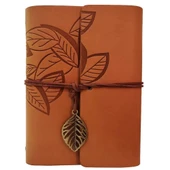 Deri Yaprak Desenli Defter thumbnail 1