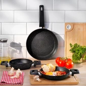 Schafer Black Stone 3'lü Tava Sahan Seti thumbnail 2