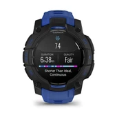 Garmin Instınct3 45mm,AMOLED Blackwith Bolt Blue B thumbnail 7
