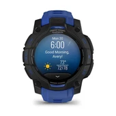 Garmin Instınct3 45mm,AMOLED Blackwith Bolt Blue B thumbnail 8