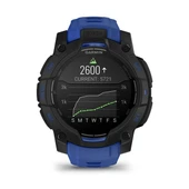 Garmin Instınct3 45mm,AMOLED Blackwith Bolt Blue B thumbnail 6