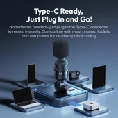 Ulanzi AM23 USB Type-C Mini Omnidirectional Mikrofon - A019GBB1 thumbnail 5