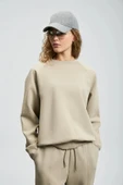 Lufian Kadın Alice Örme Bej Sweatshirt 122030016 thumbnail 1