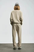 Lufian Kadın Alice Örme Bej Sweatshirt 122030016 thumbnail 4