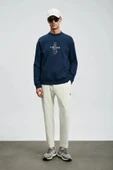 Lufian Erkek Simba Lacivert Sweatshirt 112030175 thumbnail 1