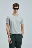 Lufian Erkek Junya Basic Bej T-Shirt 111020259 thumbnail 1