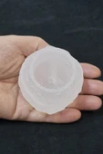 Doğal Beyaz Selenit Tealight Mumluk 44 thumbnail 3
