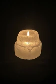 Doğal Beyaz Selenit Tealight Mumluk 44 thumbnail 1