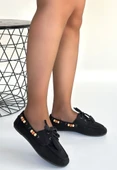 Elora Siyah Süet Babet thumbnail 2