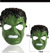 Yeşil Renk Süper Kahraman Dev Adam Hulk Maskesi thumbnail 1