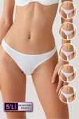 Kadın 5'li Ekonomik Paket 2055 Basic Brief Pamuklu Külot thumbnail 1