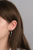 KADIN ÇELİK RENK ATMAZ  KÜPE MODELİ thumbnail 1